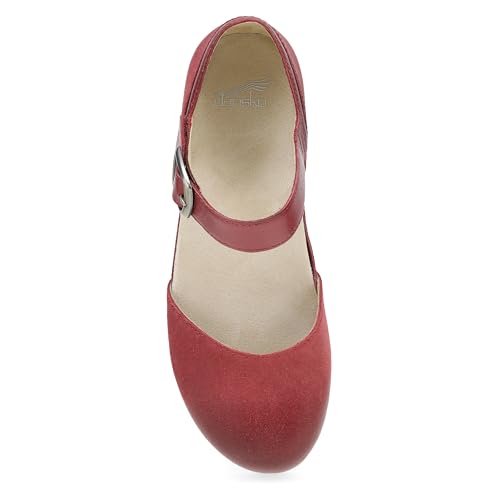 Dansko Mae Mary Jane for Women - Durable & Comfortable Cork/EVA Midsole, Rubber Outsole