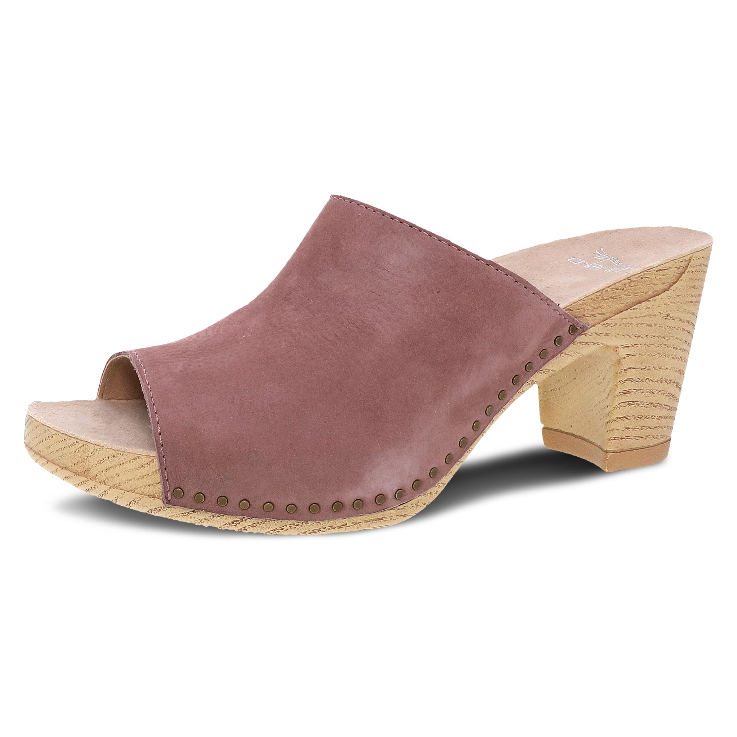 Dansko Tandi Peep Toe Sandal for Women - Soft Leather, Stain Resistant, Cushioned Comfort