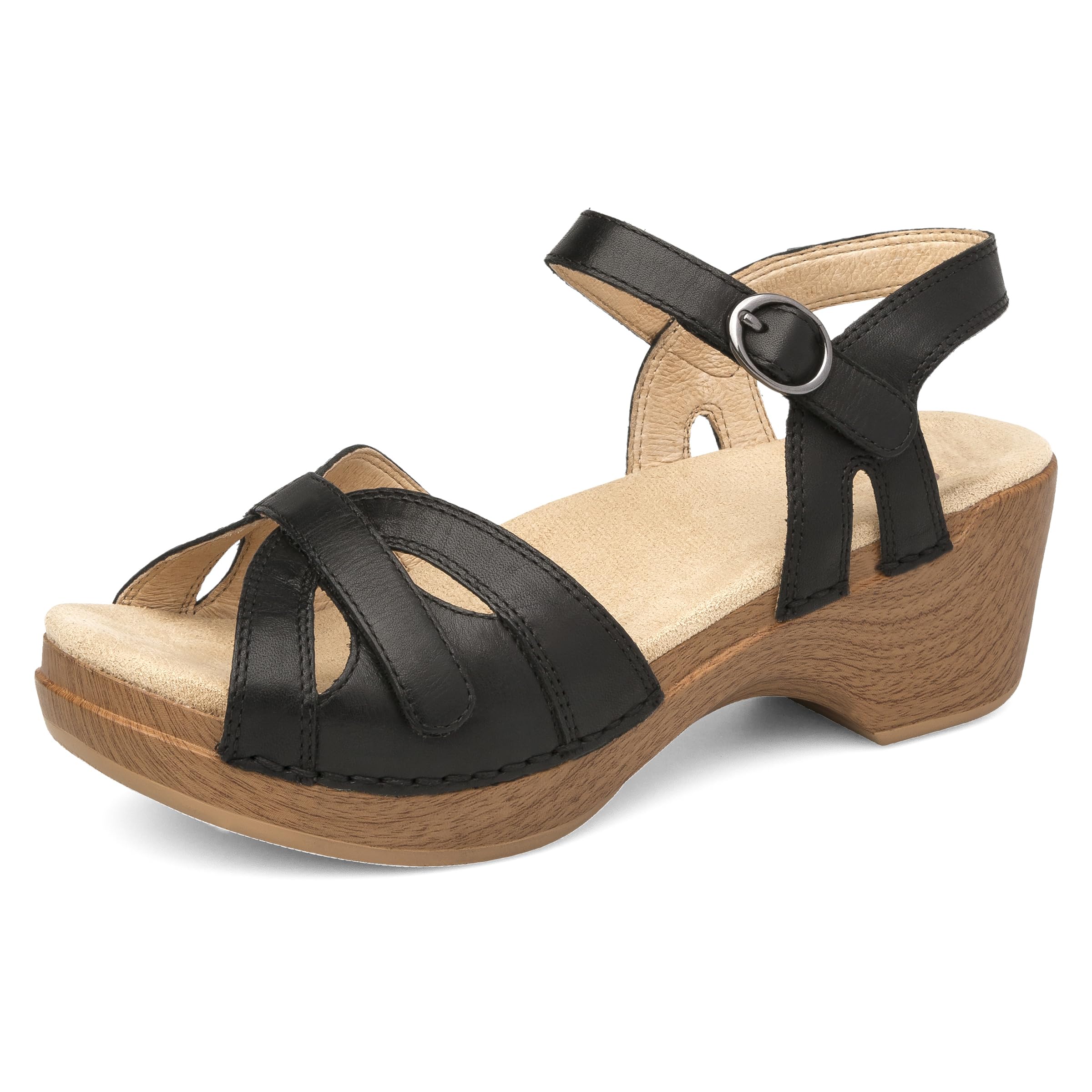 Dansko Season Stylish Sandal for Women - Lightweight Arch Support, Durable PU Outsole