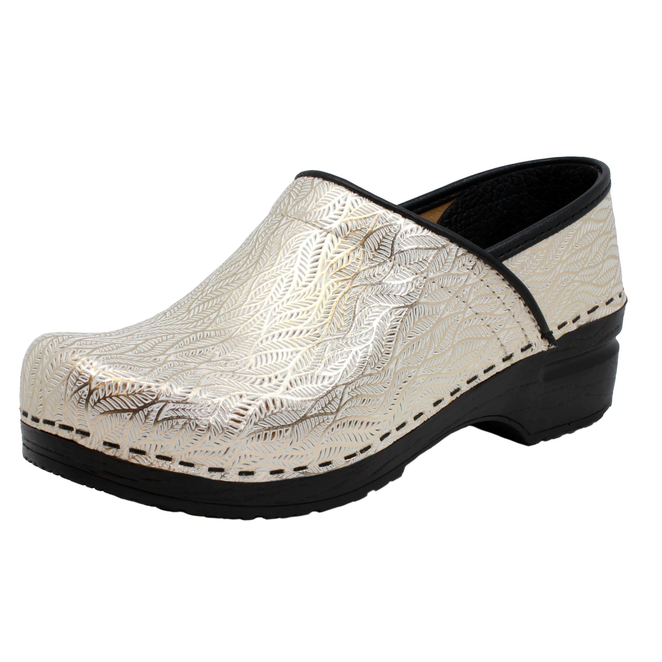 BJORK Swedish Comfort Leather Clogs for Women